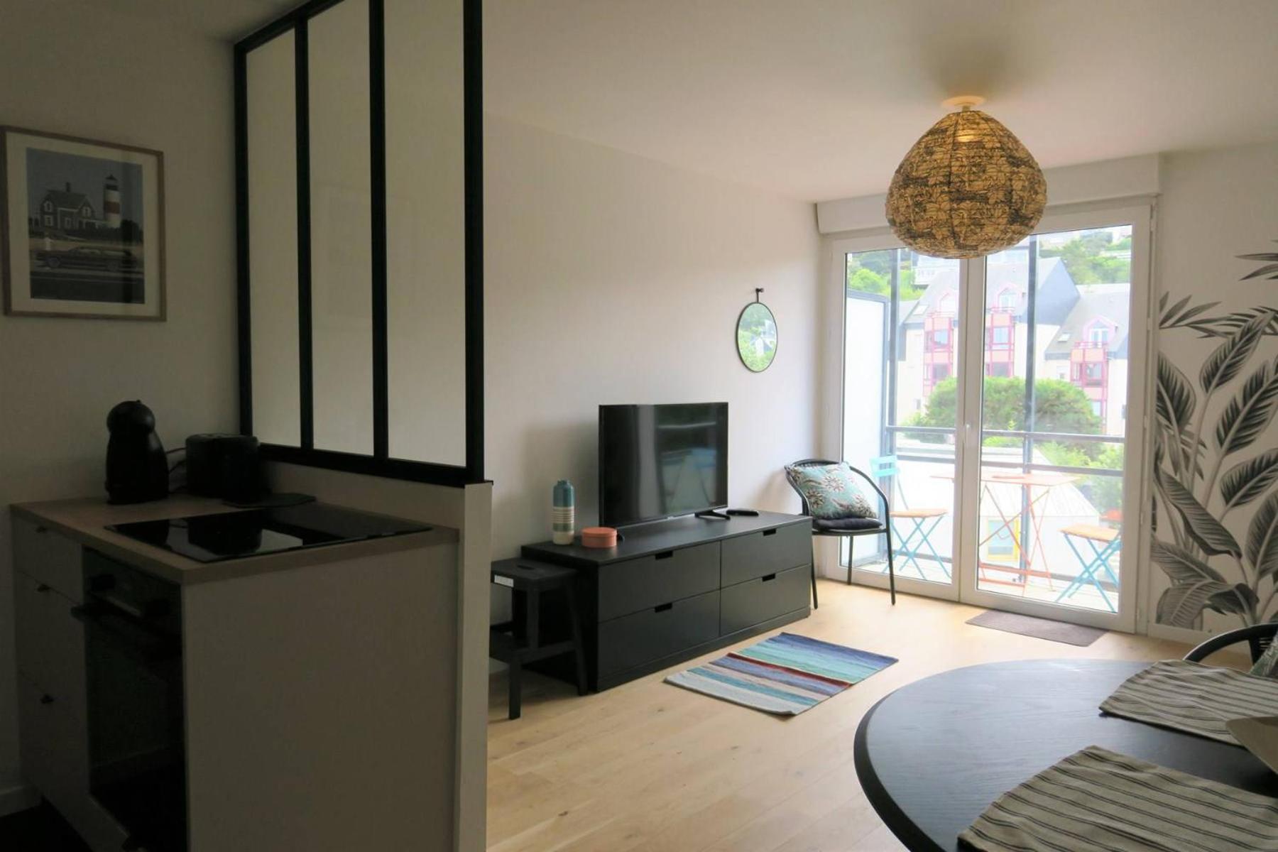 Bel Appartement Neuf Plage De Trestraou A Perros-Guirec - Ref 862 Exteriér fotografie